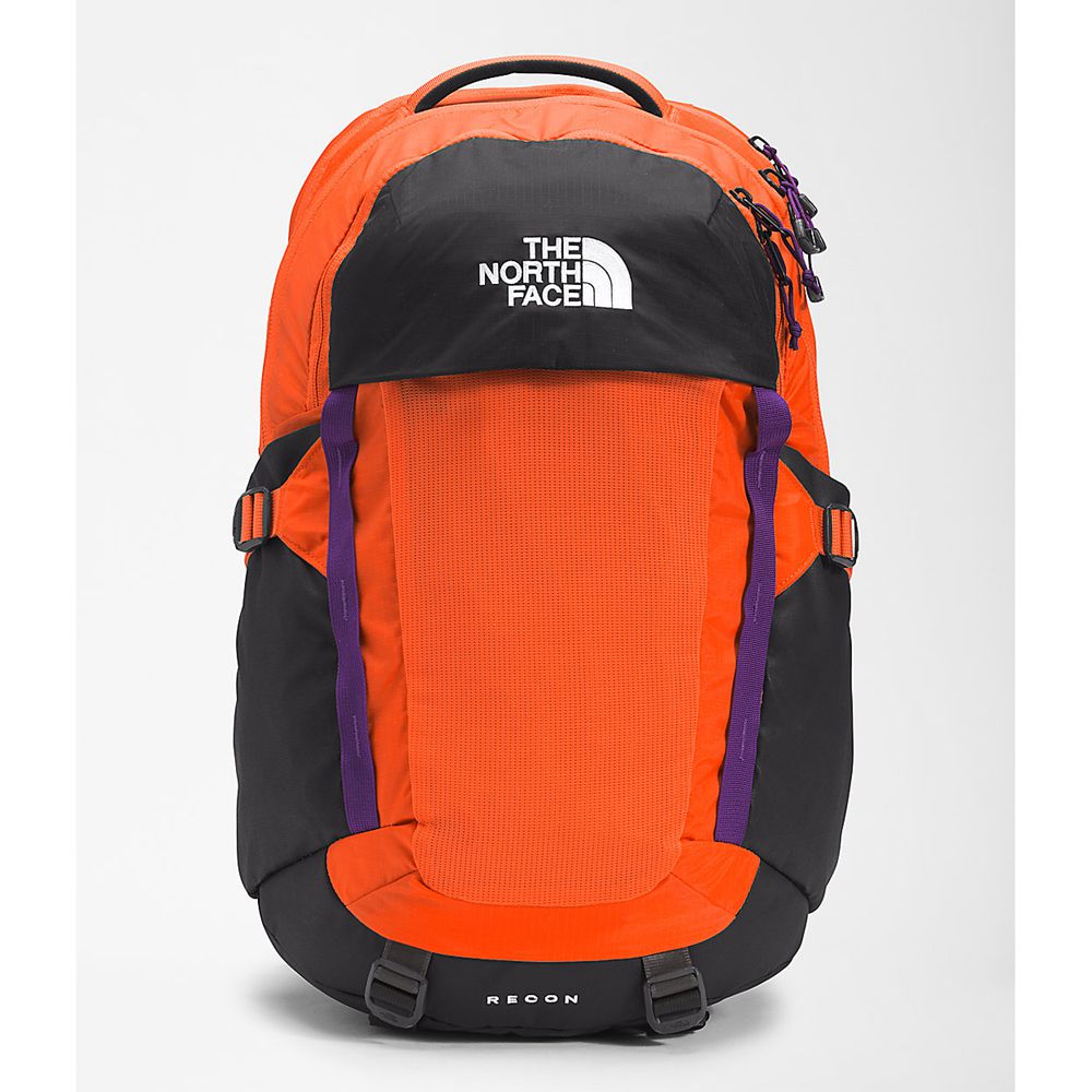 The North Face Backpacks Mens Australia - The North Face Recon Red Orange / Purple (JHX-519706)